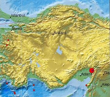 Σεισμός 4,8 βαθμών κοντά στα Άδανα της Τουρκίας | in.gr