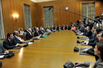 Για τα προβλήματα της δημόσιας διοίκησης ενημέρωσε το νέους υπουργούς ο Γ.Καμίνης