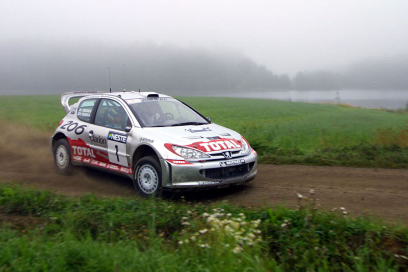 Θριαμβευτική επιστροφή του M.Gronholm και της Peugeot στο Ράλι Φινλανδίας