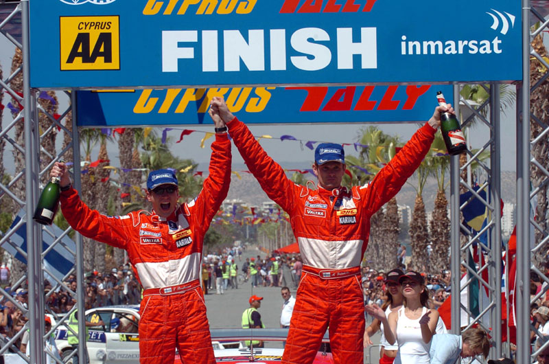 WRC: Επιστροφή στις νίκες για τον M.Gronholm και την Peugeot στην Κύπρο