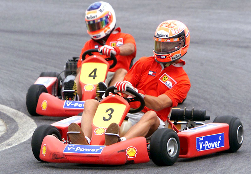 Formula 1: Θυμήθηκαν τα παλιά οι M.Schumacher και R.Barrichello