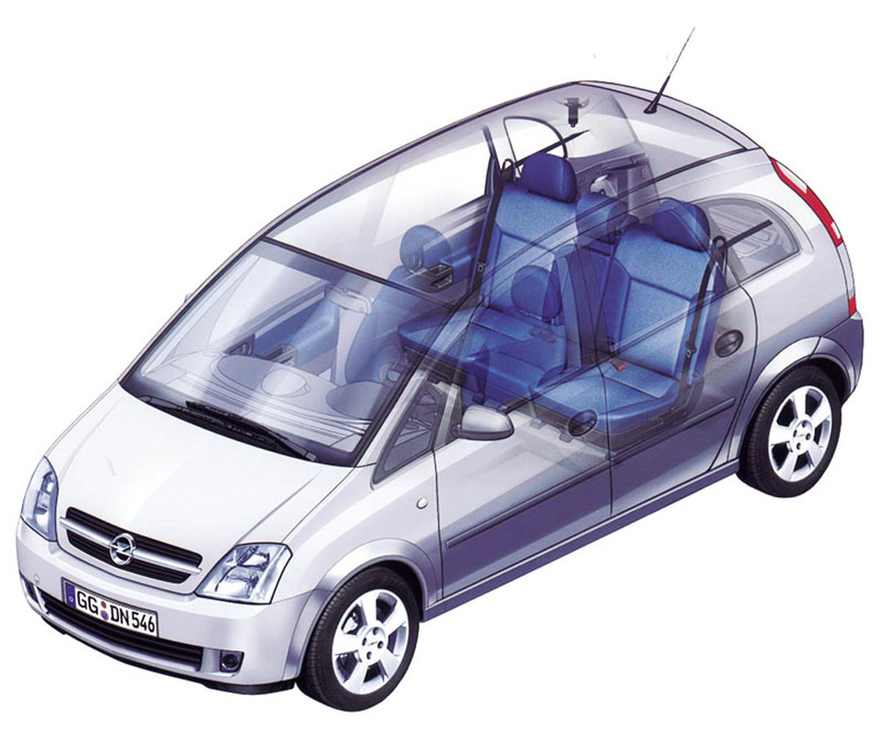 Για το Opel Signum προορίζεται το σύστημα FlexSpace του νέου Meriva