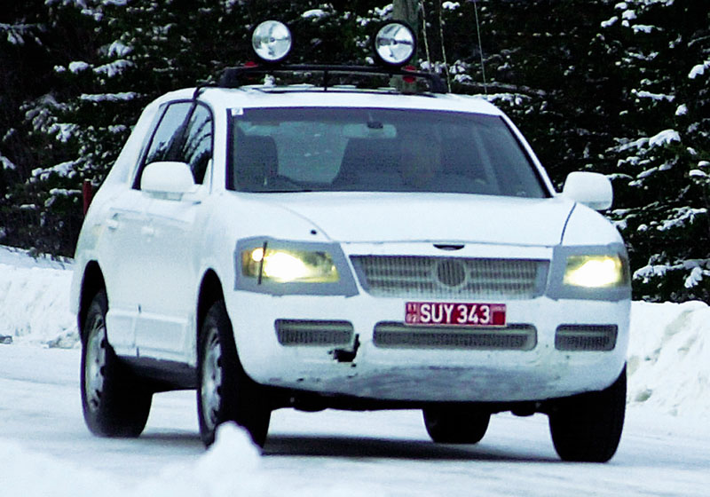 Δοκιμές στον πάγο και για το VW Tuareg