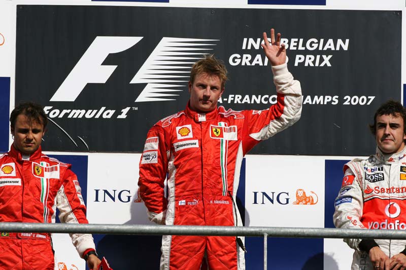 GP Βελγίου 2007: Ferrari… η πρωταθλήτρια