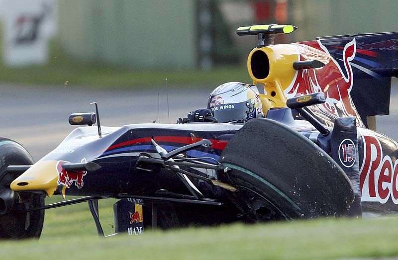 GP Αυστραλίας 2009: Ο S. Vettel τιμωρήθηκε για το συμβάν με τον R. Kubica