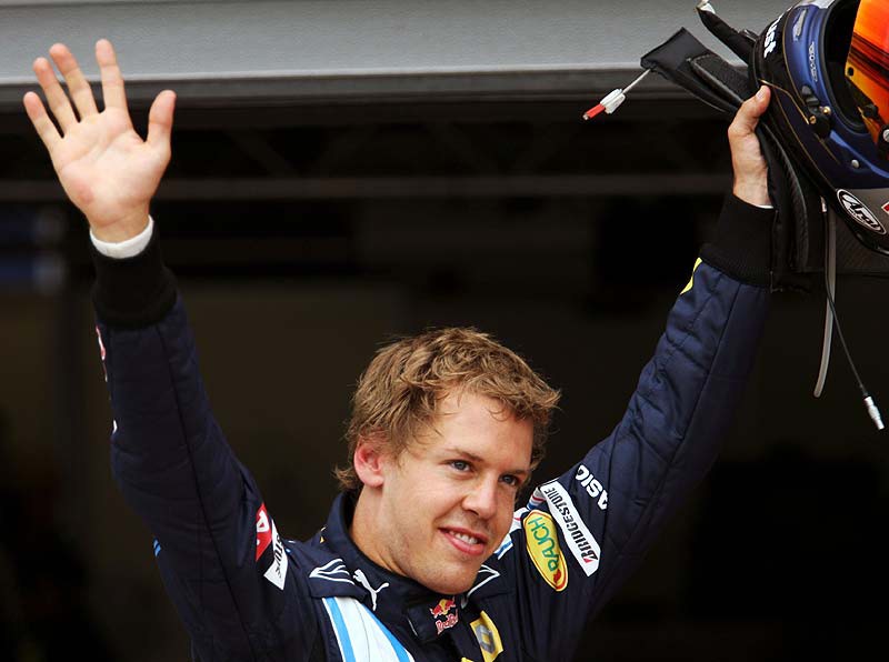 GP Βρετανίας 2009: Περίπατος του Sebastian Vettel