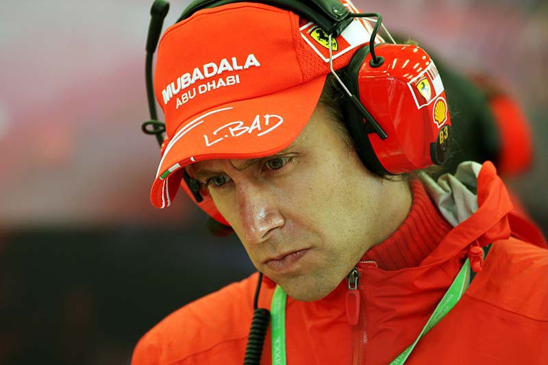 O Luca Badoer στη δεύτερη Ferrari στο GP Ευρώπης