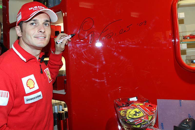 Ο Giancarlo Fisichella στην Αθήνα