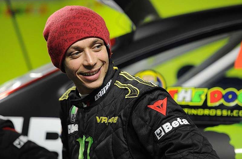 Ο Valentino Rossi δεύτερος στο Ράλι Μόντσα 2009