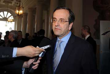 Το αστυνομικό τμήμα Πατησίων επισκέφθηκε ο Αντώνης Σαμαράς