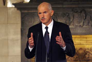 Αξιοποίηση του μηχανισμού στήριξης μόνο αν δεν πειστούν οι αγορές, λέει ο Γ.Παπανδρέου