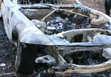 Καμένο όχημα του Επαναστατικού Αγώνα εντόπισε η αστυνομία στη Λαμπρινή