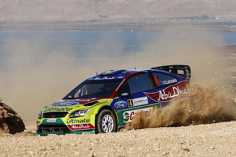 Ράλι Ιορδανίας 2010, 1η μέρα: Επικεφαλής ο Jari Matti Latvala