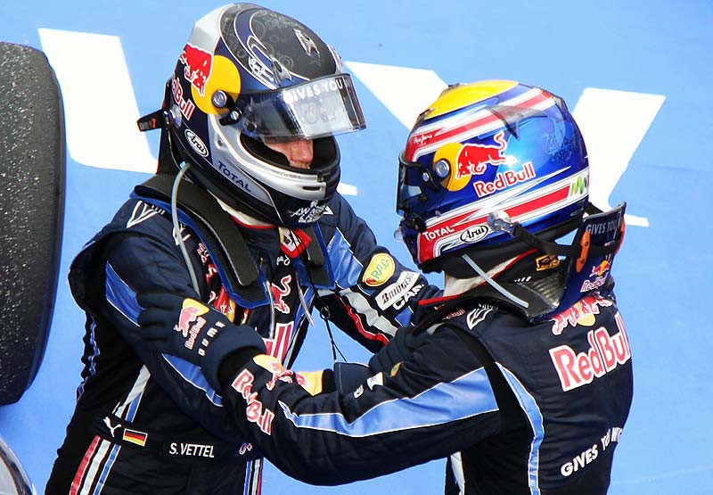 O Mark Webber, o Sebastian Vettel και η Ferrari