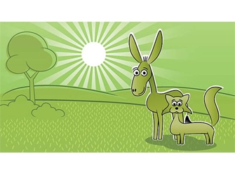 Ο γαϊδαράκος ο Αρίστος και η Μυρτώ η αλεπού