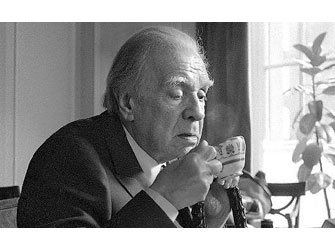 Ο Χόρχε Λουίς Μπόρχες στο Κέντρο των Αθηνών