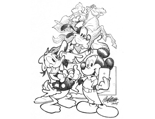 Ο Τζόρτζιο Καβατσάνο, ο μεγαλύτερος εν ζωή σχεδιαστής ιστοριών της Disney, στη Θεσσαλονίκη