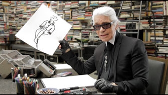 «Karl Lagerfeld Sketches his Life» στο Cinedoc