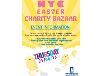 Φιλανθρωπικό πασχαλινό παζάρι του New York College