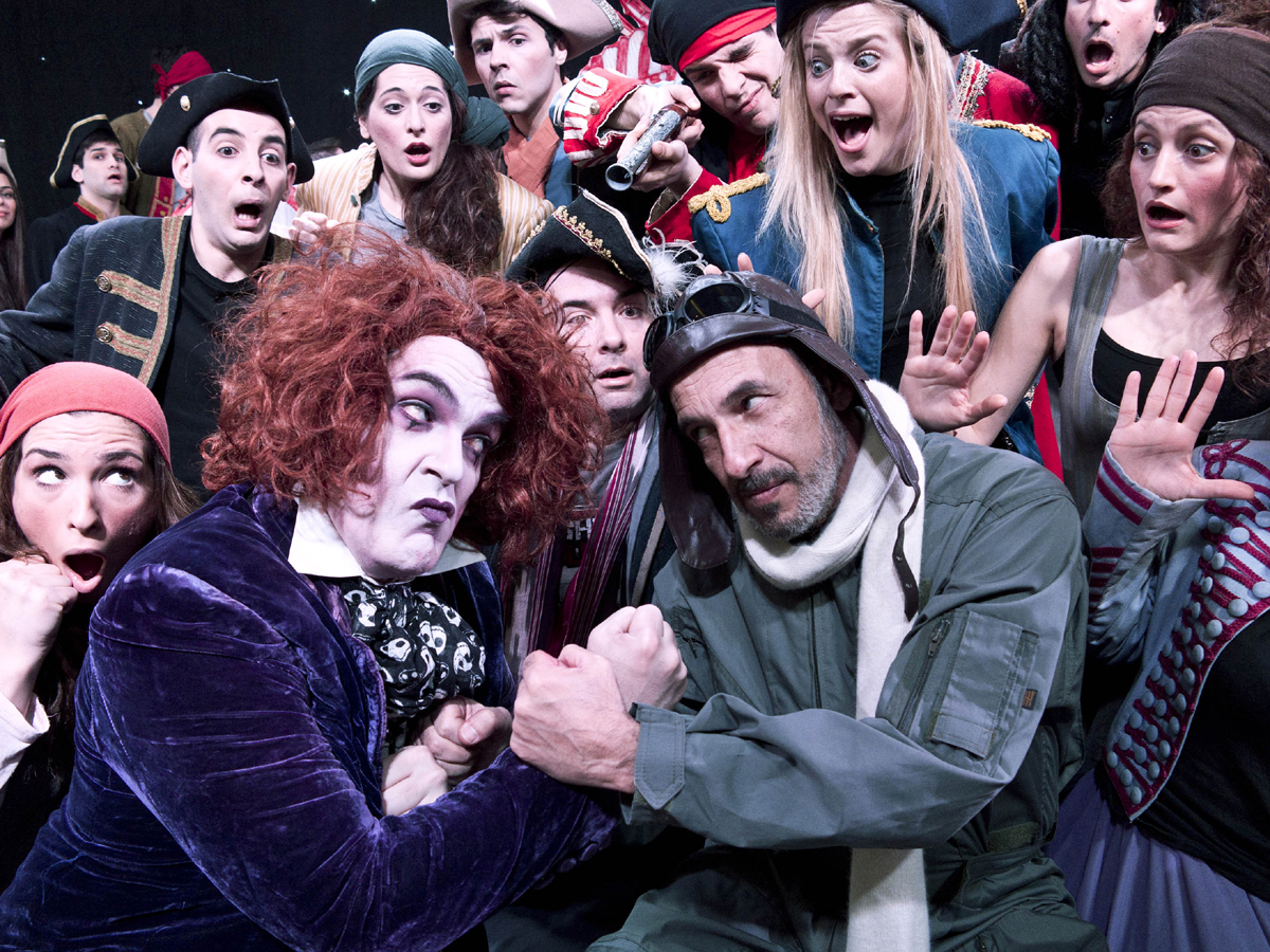 «Ζέβρα Πυτζάμα» με τον Α.Λουδάρο και Μ.Μαρίνο