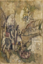 Ανέκδοτο ζωγραφικό έργο δωρεά του Χρήστου Λαμπράκη στο Μουσείο Μπενάκη