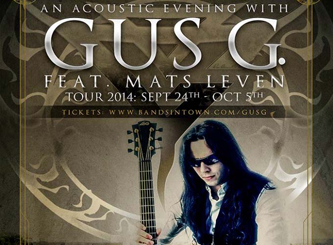 Ο έλληνας κιθαρίστας του Ozzy Gus G. για περιοδεία στην Ελλάδα