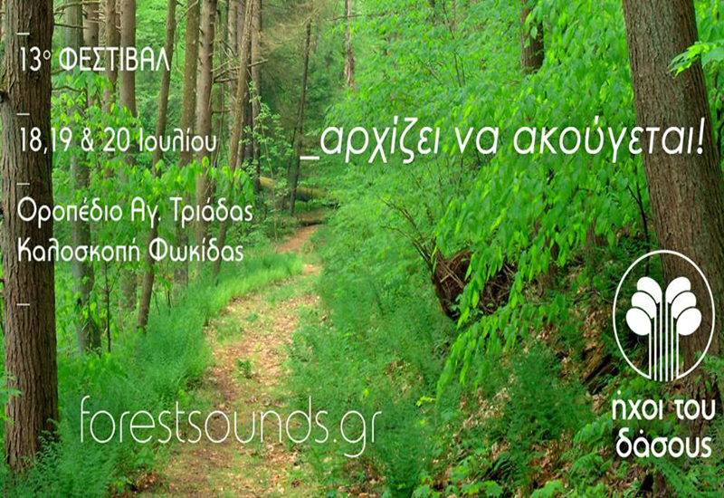 Moυσικές μέσα στη φύση στο 13ο Φεστιβάλ «Ήχοι του Δάσους»