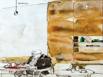 Ιστορικά καφενεία της Αθήνας σε έκθεση ζωγραφικής