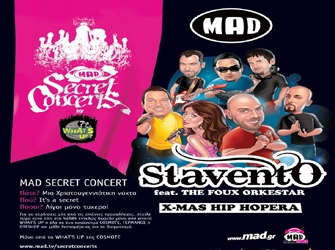 Οι Stavento στo 10ο Mad Secret Concert