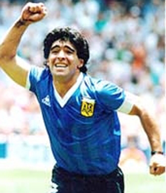 Ο Ντιέγκο Αρμάντο Μαραντόνα στο ΣΚΑΪ