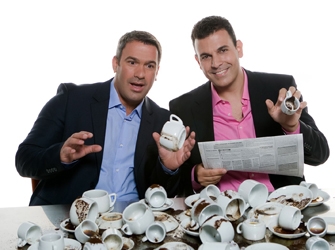 Ο Γ. Καραμέρος και ο Σ. Χαριτάτος 10 ΜΕ 1 ΜΑΖΙ στον ΑΝΤ1