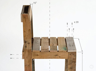 Eργαστήριο: πώς θα φτιάξω μια καρέκλα από παλέτα