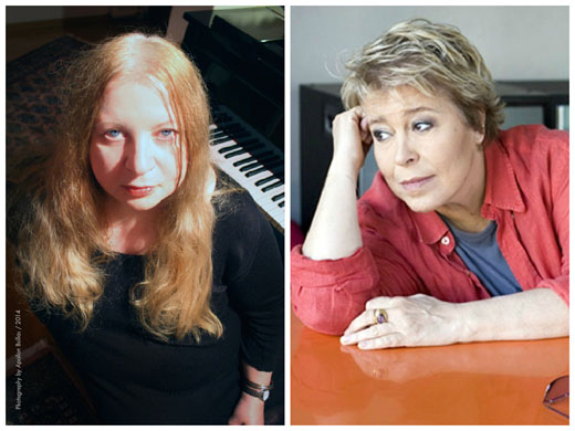 H Λένη Πλάτωνος υποδέχεται επί σκηνής τη Δήμητρα Γαλάνη