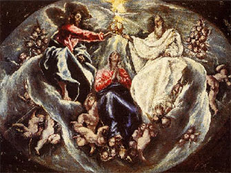 «Η στέψη της Παναγίας» του Θεοτοκόπουλου στο Τελλόγλειο