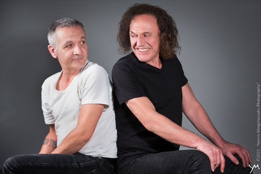 Ο Βασίλης Παπακωνσταντίνου και ο Χρήστος Θηβαίος σε καλοκαιρινές συναυλίες