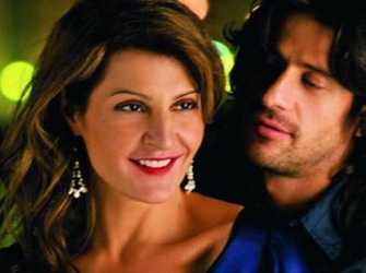 Νία Βαρντάλος και Αλέξης Γεωργούλης στο Χόλιγουντ