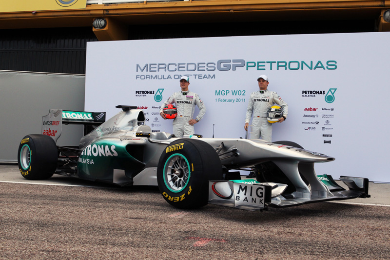 F1 2011: Παρουσίαση της νέας Mercedes W02