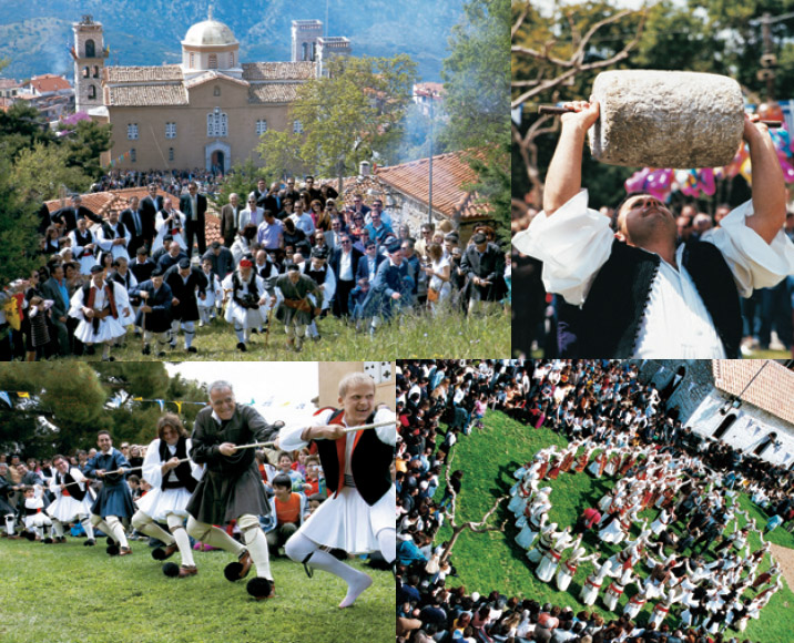 Tο “Πανηγυράκι” του Aϊ Γιώργη στην Αράχωβα