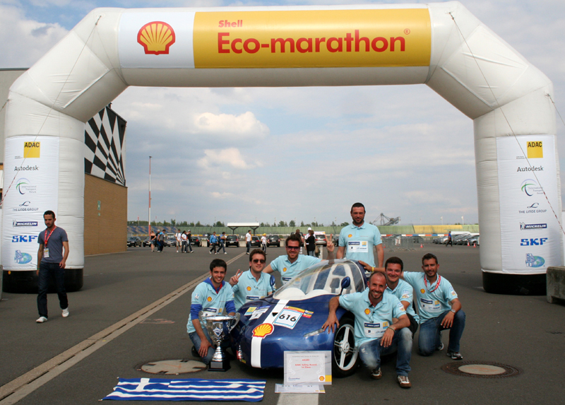 Πρώτη θέση στον Διαγωνισμό Ασφάλειας Οχημάτων (ADAC Safety Award) - Shell Eco-marathon 2011