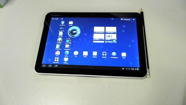 Γνωριμία με τα tablet με ένα Motorola Xoom