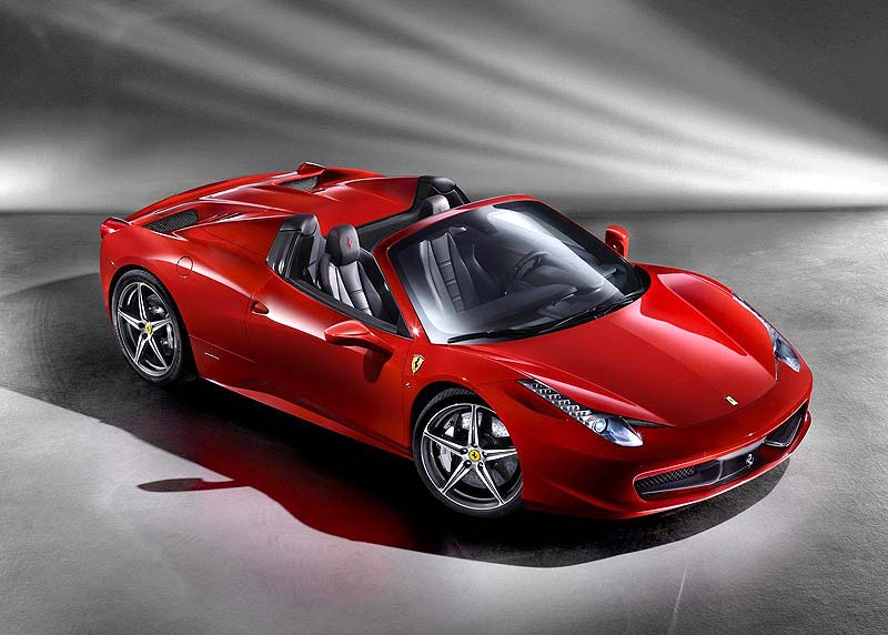 Ferrari 458 Italia Spider: Less is more!