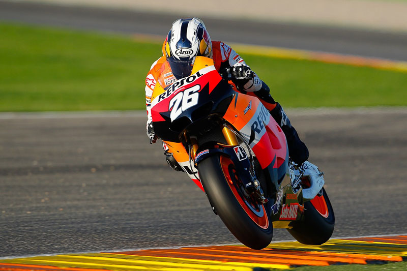 MotoGP, Δοκιμές Valencia, 1η μέρα: Ταχύτερος -αλλάζοντας οδηγικό στιλ- o Dani Pedrosa