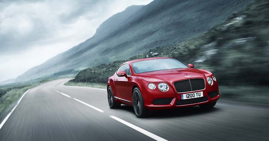 Δείγμα γραφής από την Bentley Continental με κινητήρα V8