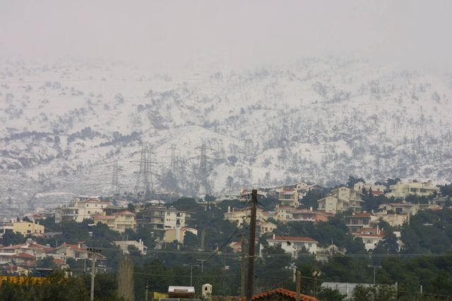 Χιονοπτώσεις ακόμα και στην Αττική προβλέπει η ΕΜΥ