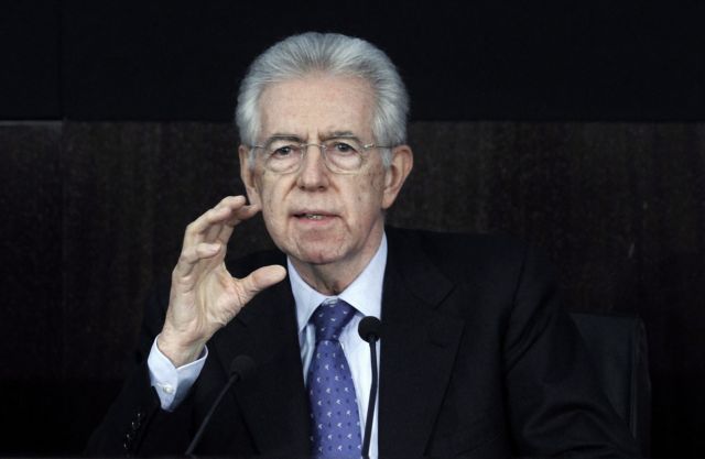 Επιείκεια για την Ελλάδα ζητά από την τρόικα ο Μόντι για να αποτραπεί «έκρηξη»