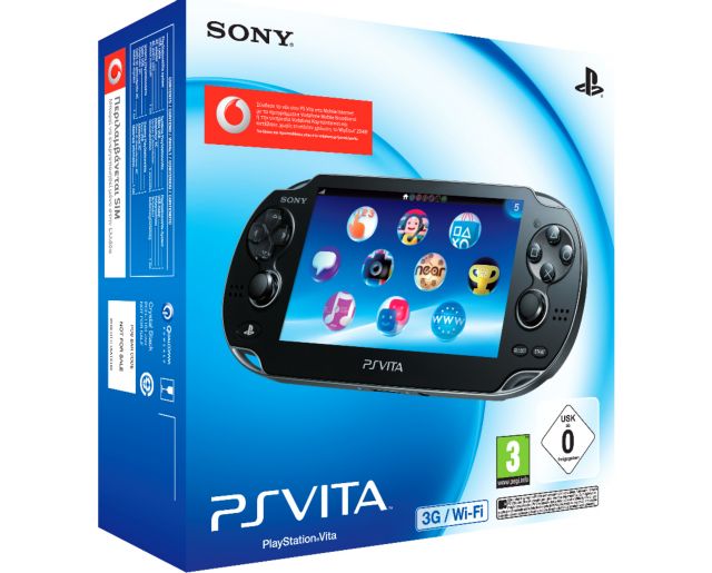 Με κάρτα SIM της Vodafone το PS Vita Wi-Fi και 3G στην Ελλάδα