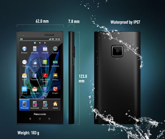 Το πρώτο smartphone της Panasonic τον Απρίλιο του 2012 στην Ευρώπη
