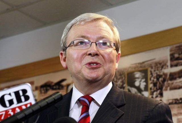 Την ηγεσία των Εργατικών και την πρωθυπουργία της Αυστραλίας θα διεκδικήσει ο Κ.Ραντ