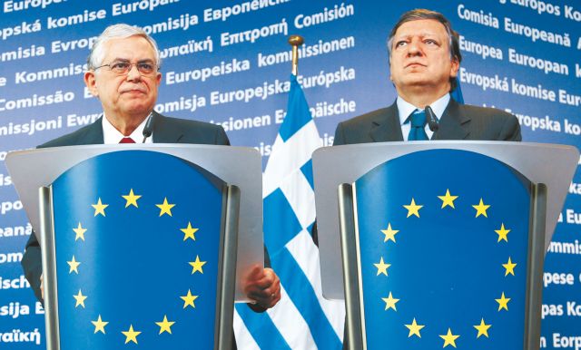 Συνάντηση Παπαδήμου με Μπαρόζο και επιτρόπους για την ανάπτυξη