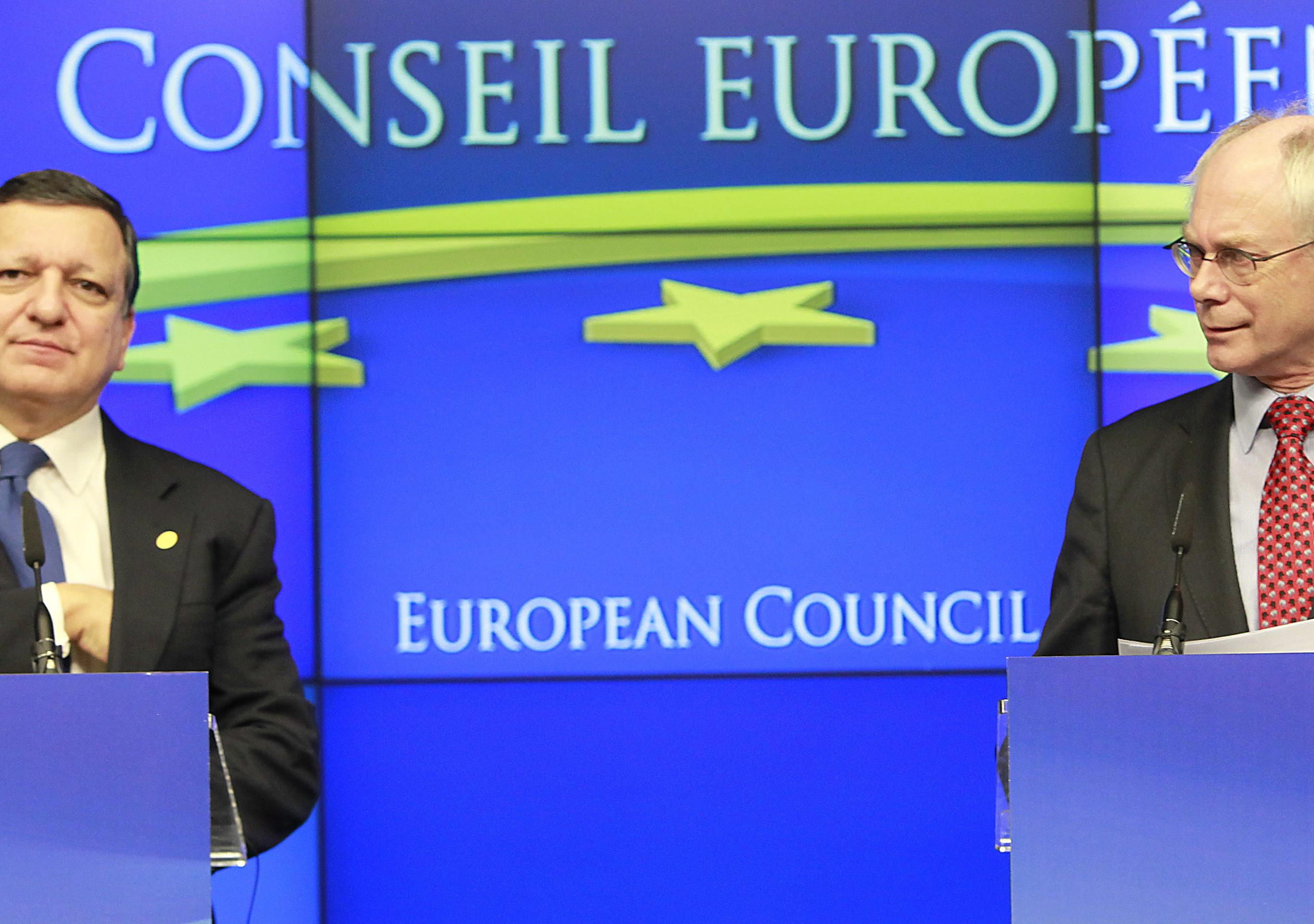 Σε πορεία επίλυσης η κρίση χρέους στην ΕΕ, εκτιμούν Ρομπάι και Μπαρόζο